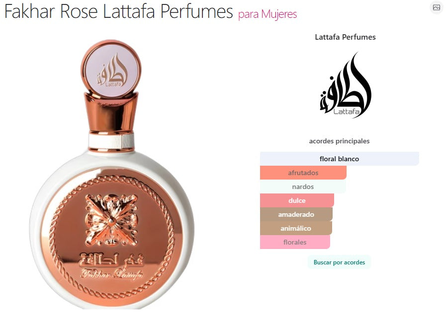 Perfume Lattafa Fakhar Rose