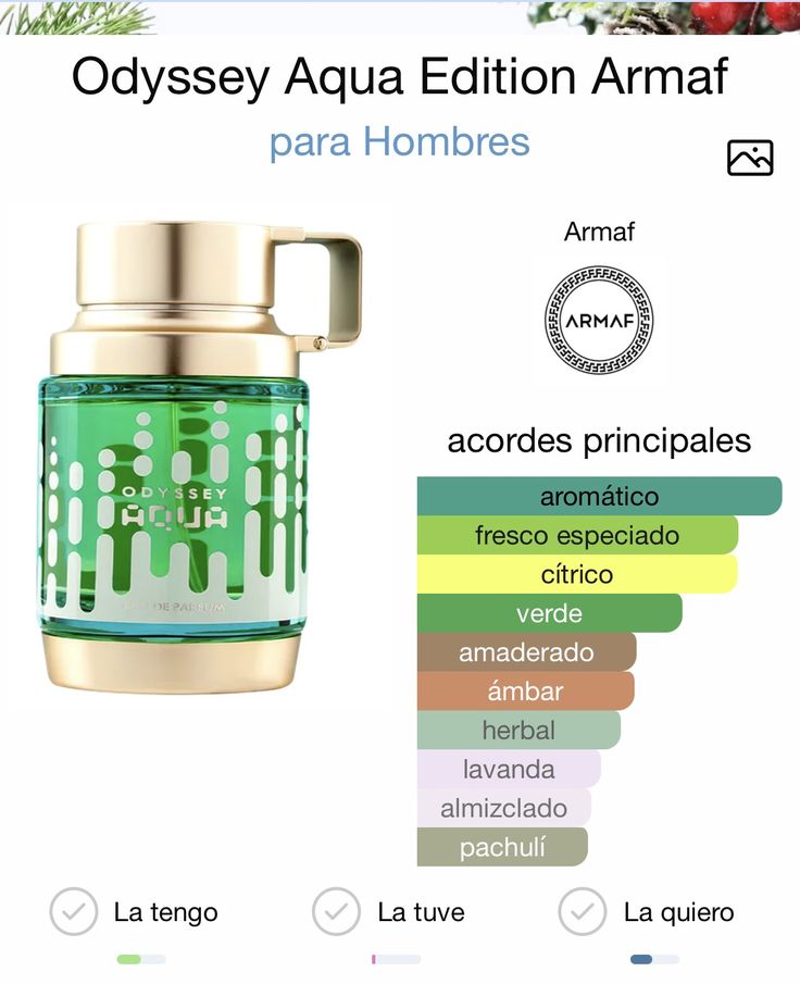 Perfume Armaf Odyssey Aqua Edition