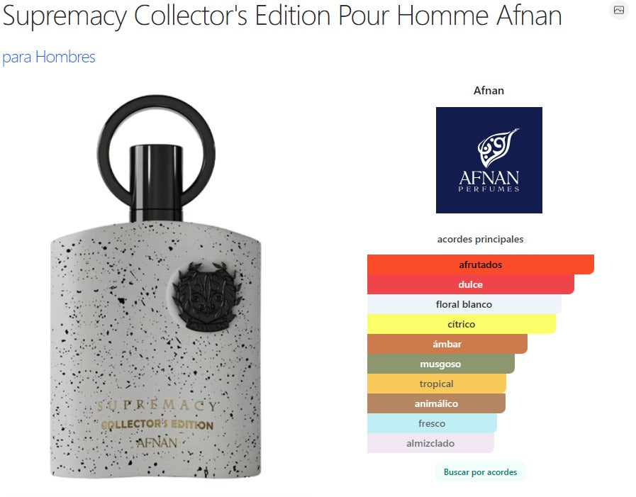Perfume Afnan Supremacy Collector's Edition